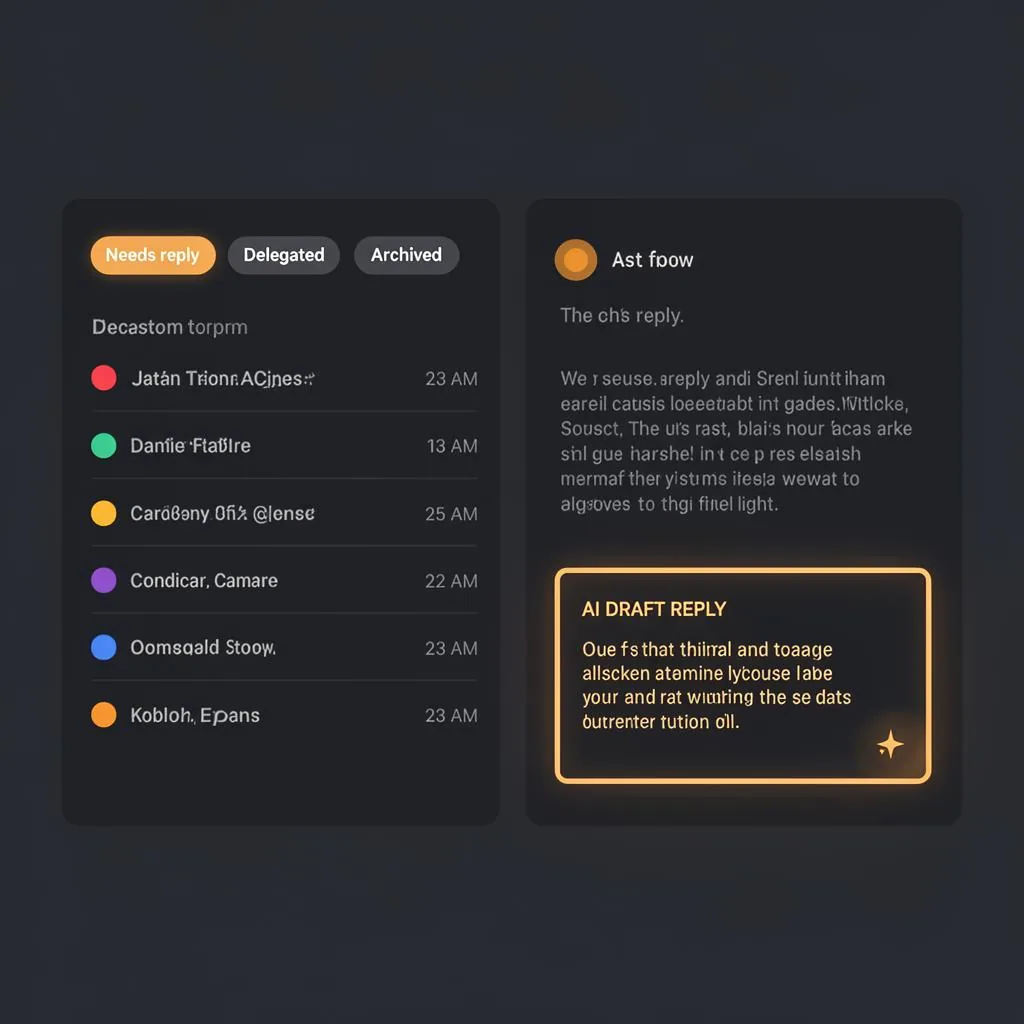 AI Inbox Commander — product UI preview