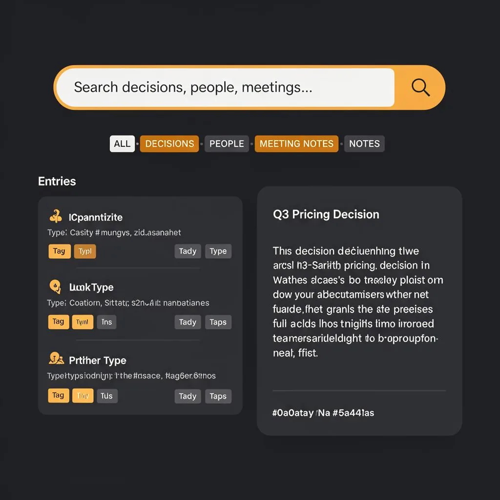Knowledge Vault — product UI preview
